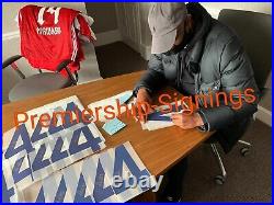 Paul Davis Signed Arsenal 1989 Away Title Shirt PRIVATE SIGNING RARE