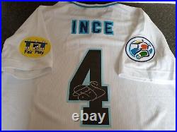 Paul Ince SIGNED England Euro 96 Home Shirt