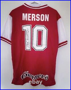 Paul Merson Signed Arsenal Shirt COA