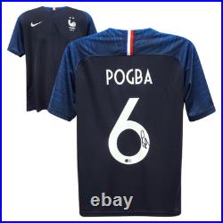 Paul Pogba Signed France Soccer Jersey #6 with Beckett COA
