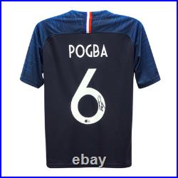 Paul Pogba Signed France Soccer Jersey #6 with Beckett COA Paul Pogba Signed France Soccer Jersey #6 with Beckett COA