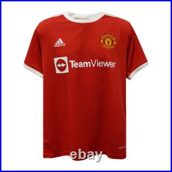 Paul Pogba Signed Manchester United Home Soccer Jersey #6 with Beckett COA