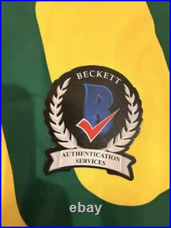 Pelé Signed Brazil National Team Soccer Jersey Original BAS COA