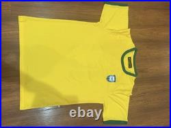 Pelé Signed Brazil National Team Soccer Jersey Original BAS COA