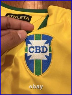 Pelé Signed Brazil National Team Soccer Jersey Original BAS COA