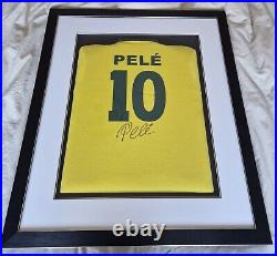 Pele Signed Brazil Number 10 Jersey