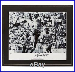Pele Signed Framed 20 Photograph Full Signature Sports Football Memorabilia