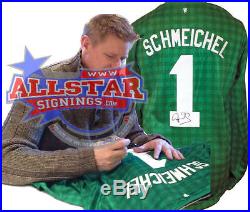 Peter Schmeichel Signed Manchester United Goalkeepers Shirt Allstars Exclusive