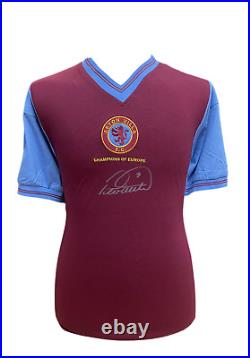 Peter Withe Signed Aston Villa 1982 Winners Football Shirt With Proof & Coa