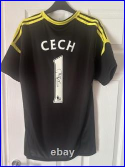 Petr Cech Signed Chelsea Shirt With COA Premier League Petr Cech Signed Chelsea Shirt With COA Premier League