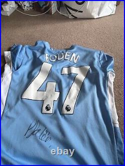 Phil Foden Signed Shirt