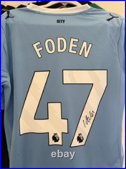 Phil foden signed 25/26 shirt