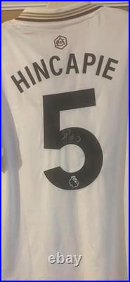 Piero Hincapie. 25/26 Premier League Winner. Signed Shirt With Coa