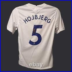 Pierre-Emile Hojbjerg Signed Tottenham Hotspur Football Shirt 21/22 COA