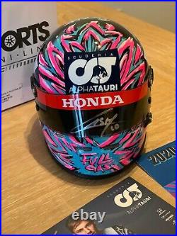 Pierre Gasly Austria SIGNED 12 Scale helmet. Ltd to 100pcs. SOLD OUT F1 Redbull