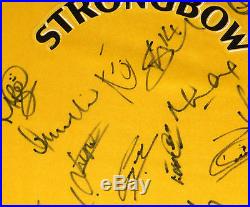 Professionally Framed Leeds United 2000-01 Champions League Squad Signed Shirt