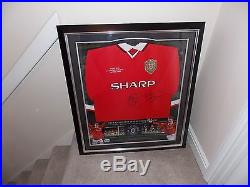 Rare Limited Edition Manchester United Champions League Cup Final Signed Shirt