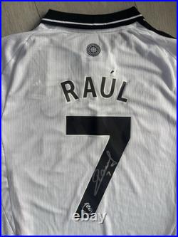 RAÚL JIMENEZ Hand Signed Fulham 24/25 Home Football Shirt EXACT PROOF & Coa