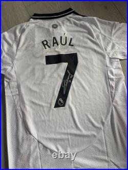 RAÚL JIMENEZ Hand Signed Fulham 24/25 Home Football Shirt EXACT PROOF & Coa