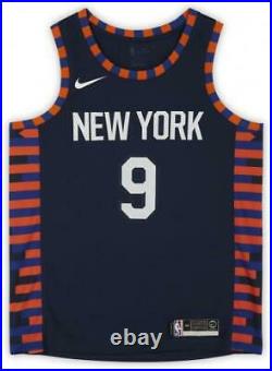 RJ Barrett New York Knicks Signed Nike Navy 2019-20 City Edition Swingman Jersey