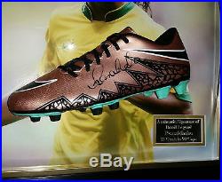 RONALDINHO of BRAZIL Signed Football Boot Autograph Display