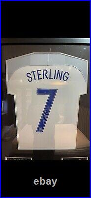 Raheem Sterling Signed Authentic England Shirt