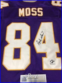 Randy Moss Signed Authentic Minnesota Vikings Puma Jersey