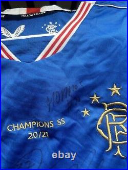 Rangers 55 signed shirt