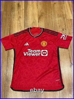 Raphael Varane Hand Signed Manchester United 23/24 Home shirt
