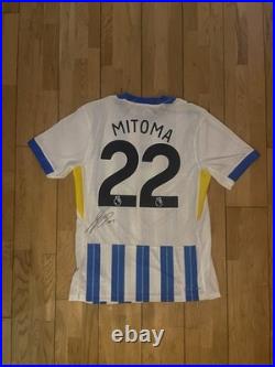 Rare Kaoru Mitoma Hand Signed Brighton Hove Albion Shirt EXACT PROOF & COA