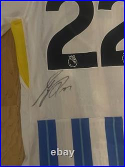Rare Kaoru Mitoma Hand Signed Brighton Hove Albion Shirt EXACT PROOF & COA