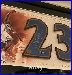 Rare Michael Jordan Uda Signed 17x23 Wizards Display Nice Auto Autograph Jsa Psa