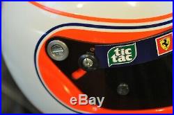 Rare Rubens Barrichello 2001 Ferrari 1/2 scale Helmet Casque Helm Signed