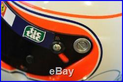Rare Rubens Barrichello 2001 Ferrari 1/2 scale Helmet Casque Helm Signed