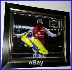 Rare Thierry Henry of Arsenal Signed FOOTBALL BOOT HOMECOMING Display