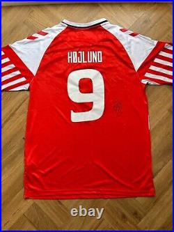 Rasmus Hojlund Signed Denmark Shirt With Proof