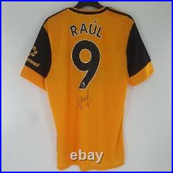 Raul Jimenez Signed Wolverhampton Shirt 2020-21 Home Adidas Wolves Orange COA