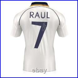 Raul Signed Real Madrid 1999-2000 Home Football Shirt