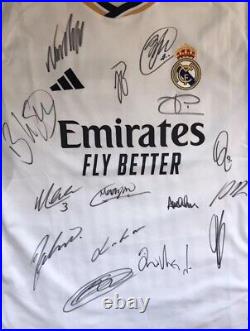 Real Madrid Squad Signed Shirt 23/24 (Rare)