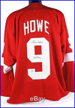 Red Wings Gordie Howe'Mr Hockey' Authentic Signed Red Jersey PSA/DNA