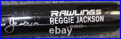 Reggie Jackson Autographed Signed Rawlings Bat Yankees, A's Psa/dna 110760