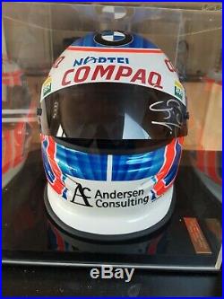 Replica Jenson Button Helmet from his Williams days Signed by Jenson