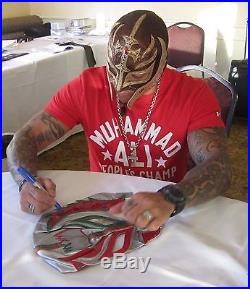 Rey Mysterio Signed Mask PSA/DNA COA WWE Wrestling Lucha Libre Underground AAA 1
