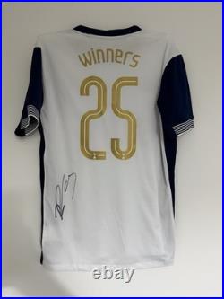 Richarlison Tottenham Signed Shirt WINNERS 25 EUROPA LEAGUE RARE VIDEO PROOF