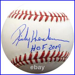 Rickey Henderson Autographed Signed Mlb Baseball A's Hof 2009 Psa/dna 28157