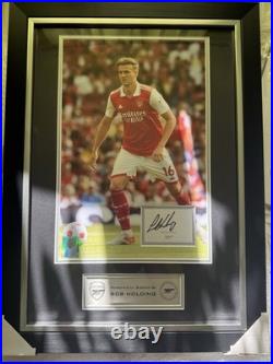 Rob Holding Signed Frame 22/23 Arsenal Football Club + COA