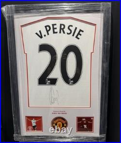 Rob Van Persie Framed Signed Manchester United Shirt With COA & PROOF