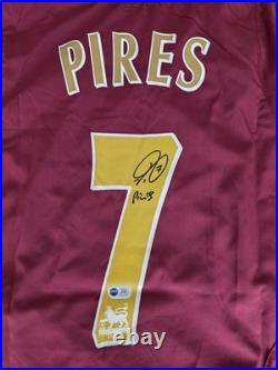 Robert Pires Signed Arsenal Shirt With ACG Authentication