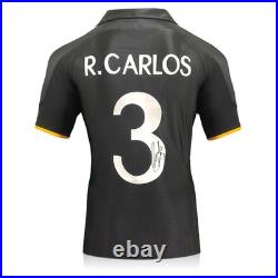 Roberto Carlos Signed Real Madrid 1999-00 Away Football Shirt Roberto Carlos Signed Real Madrid 1999-00 Away Football Shirt