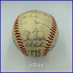Roberto Clemente & Willie Mays 1970 All Star Game Team Signed Baseball PSA DNA